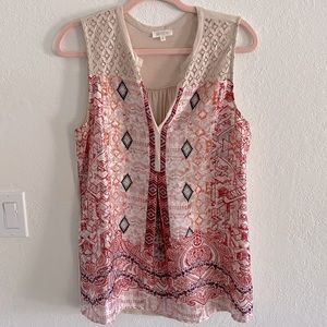 Anthro Weston Sleeveless Top